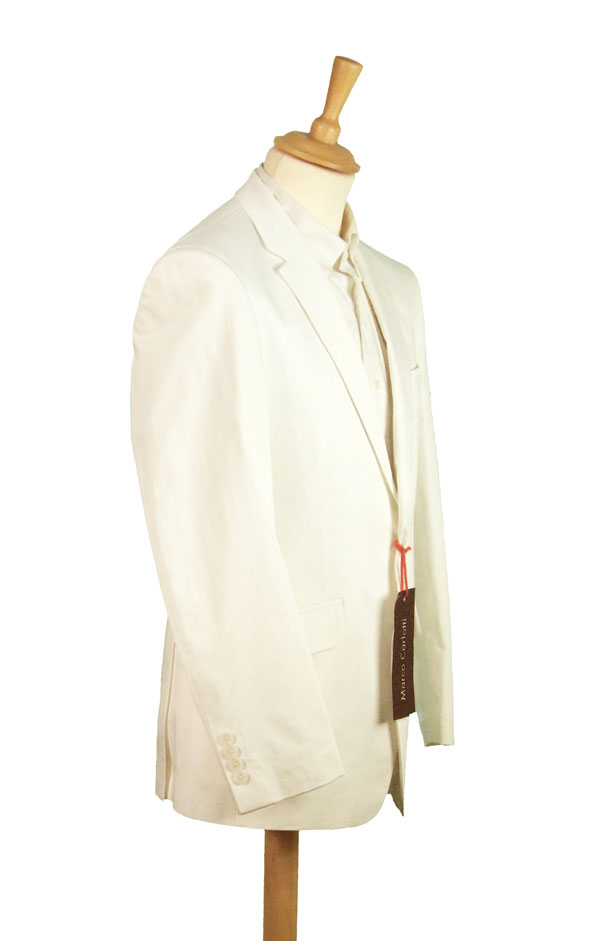 Miami Vice Mens White Suit Jacket 42R Trousers 32R Marco Carlotti